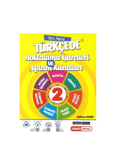 Kırmızı Beyaz 2.sınıf Yeni Nesil Türkçe Noktalama İşaretleri