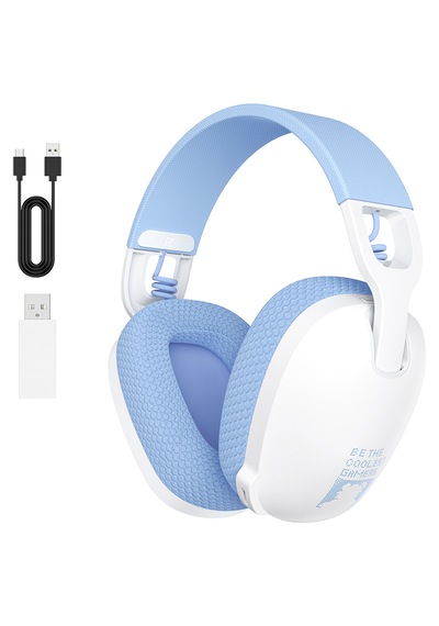 Onıkuma B2 White-blue Ps5 Uyumlu 3d Surround Kablosuz Gaming Kulaklık