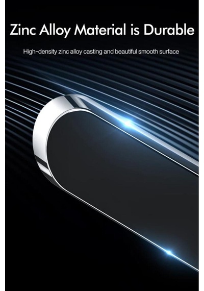 Jx-007 Gümüş Çok Amaçlı Magnetic Car Holder Araç İçi Telefon Tutucu