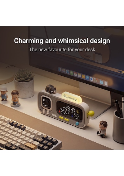 Atuman Mood-a Akıllı Termometre Higrometre Saat Retro Piksel Ekranlı Sıcaklık Nem Ölçer, Usb Şarjlı Masaüstü Akıllı Oda Monitörü, Animasyonlu Dekoratif Ev & Ofis Cihazı Hediyelik Süs Pembe Atuman Mood-a Akıllı Termometre Higrometre Saat Retro Piksel Ekranlı Sıcaklık Nem Ölçer, Usb Şarjlı Masaüstü Akıllı Oda Monitörü, Animasyonlu Dekoratif Ev & Ofis Cihazı Hediyelik Süs Pembe