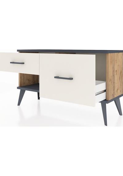 Arges Şifonyer 2 Çekmeceli 88x30x48 Çam-antrasit/aytaşı Antrasit/aytaşı Arges Şifonyer 2 Çekmeceli 88x30x48 Çam-antrasit/aytaşı Antrasit/aytaşı