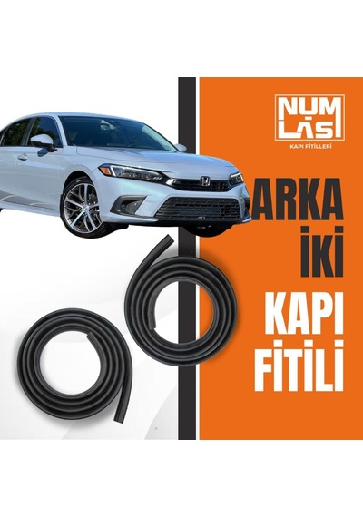 Honda Civic 2022-2025 Arka İki Kapı Fitili-a Kalite-numlas-nm3009