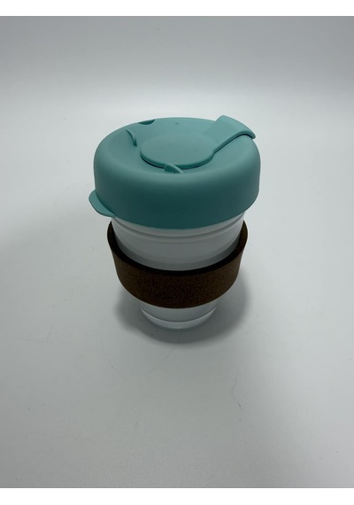 Mantar Halkalı Cam Kahve Bardağı 350ml Renkli