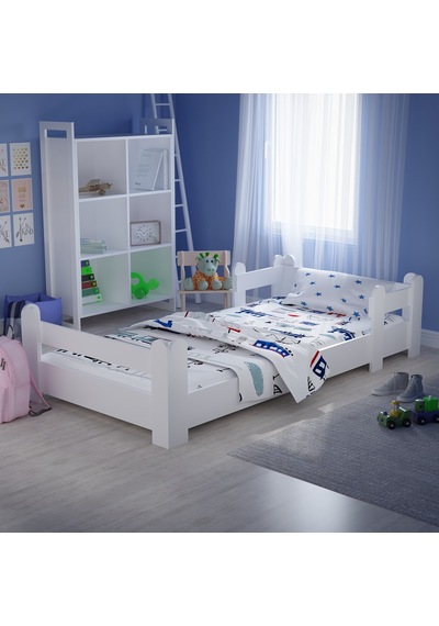 Tuliplifeyapımarket Tuliplife Montessori Karyola Beyaz Oval Köşe (512288682)