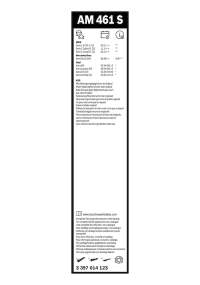 Silecek Süpürgesi - Fiat Stilo - Bosch-3397014123