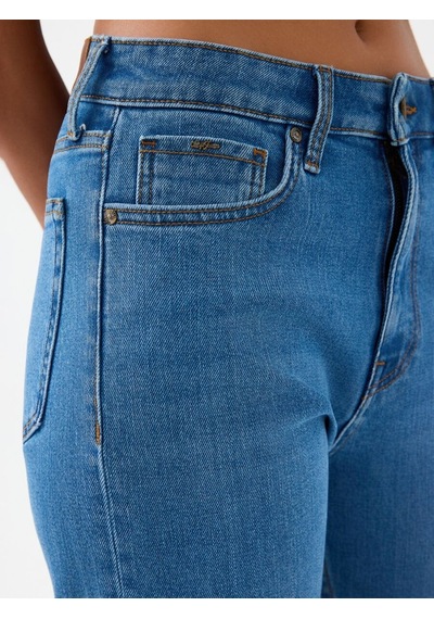 LOFT Comfort Straight Comfort Fit Kadın Pantolon Lf2037064 Q1.v1 Denim