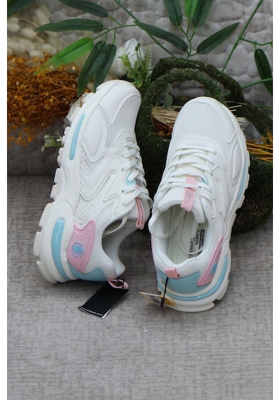 Lumberjack Null Bej Rahat Esnek Sneaker Kadın Spor Ayakkabı 001