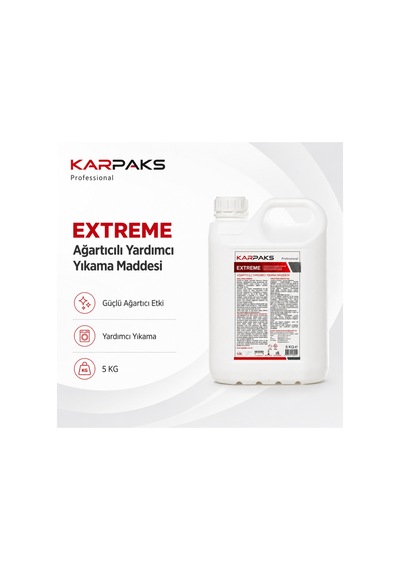Extreme Ağartıcılı Yardımcı Yıkama Maddesi 5 Kg Tekli
