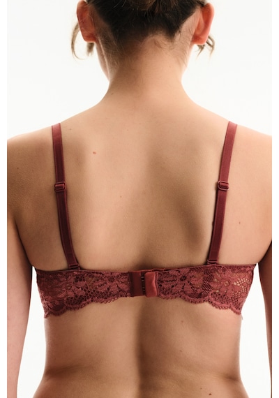Penti Bordo Pop Up Destekli Lace Dantel Sütyen