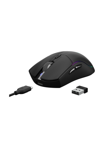 Gamdıas Hades M3, Rgb Aydınlatma, 2.4ghz Ve Bluetooth Kablosuz, 7 Programlanabilir Buton, Şarj Edilebilir, Type-c, Gaming Mouse, 10.000 Dpı, Siyah Sc-400