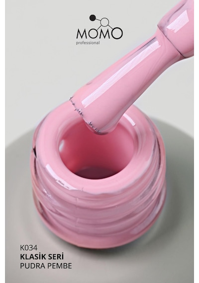Momo Professional Kalıcı Oje K034 Pudra Pembe 14 Ml