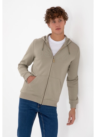 U.s. Polo Assn. Erkek Açık Haki Hırka Örme 50313719-vr183 Acık Hakı