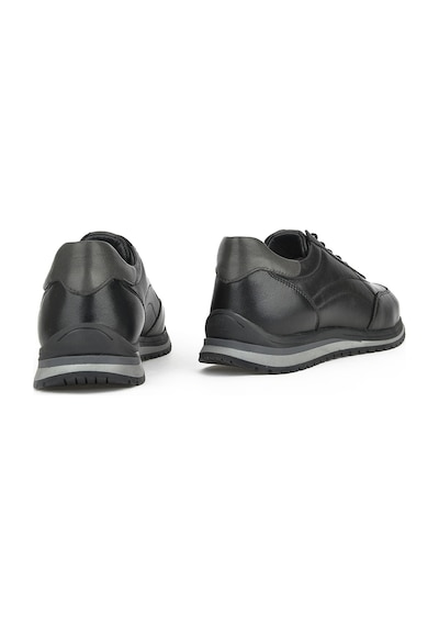 Ziya, Erkek Hakiki Deri Sneaker 1611002z415 Siyah 1231002 415 000