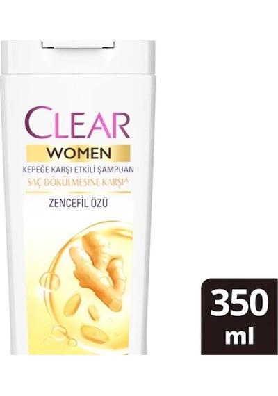 Clear Women Zencefil Özlü Kepeğe Karşı Etkili Şampuan 350 ML