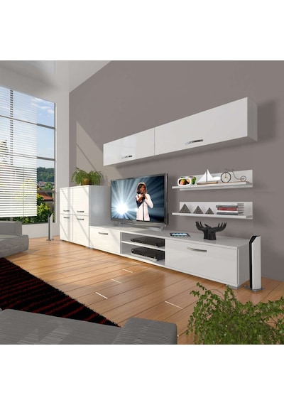 Decoraktiv Eko 6y Mdf Dvd Tv Ünitesi Tv Sehpası Beyaz