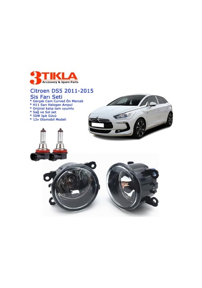 Citroen Ds5 2011 Sis Farı Set Oem: 8200074008
