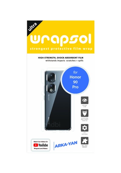 Honor 90 Pro Arka Ve Yan Kaplama Leke Bırakmayan Poliüretan Film