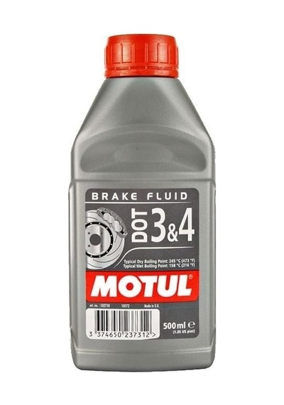 Motul Dot 3 & 4 Fren Hidroliği Yağı 500 ML