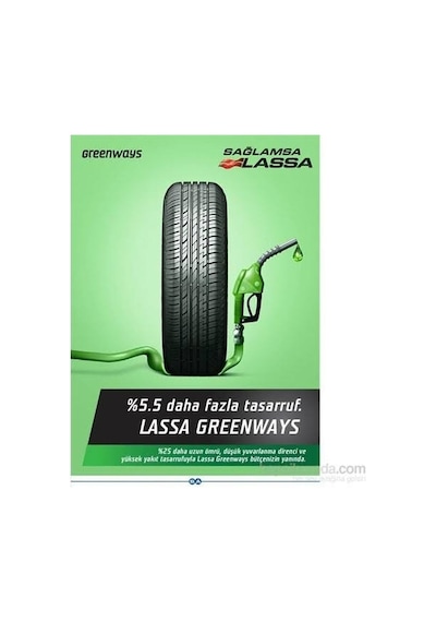 Lassa 185/60R14 82H Greenways Yaz Lastiği 2024