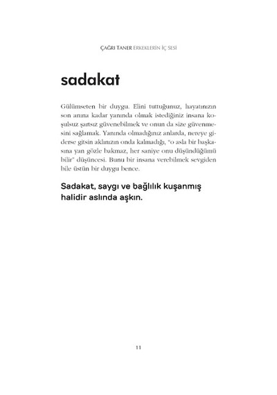 Erkeklerin İç Sesi - Çağrı Taner - Hayykitap