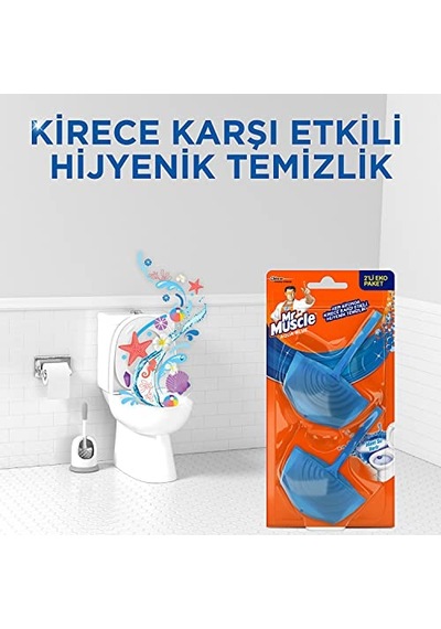 Muscle Klozet Blok Aqua Mavi 2li Koku Giderici