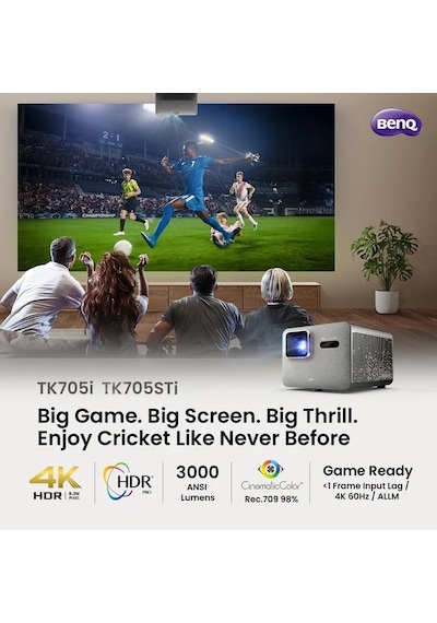 Benq Tk705i 4k Led Premium Sinema Projeksiyon Cihazı Lisanslı Google Tv