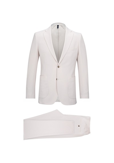 Hatemoğlu Taş Slim Fit Mono Yaka Casual Takım Elbise