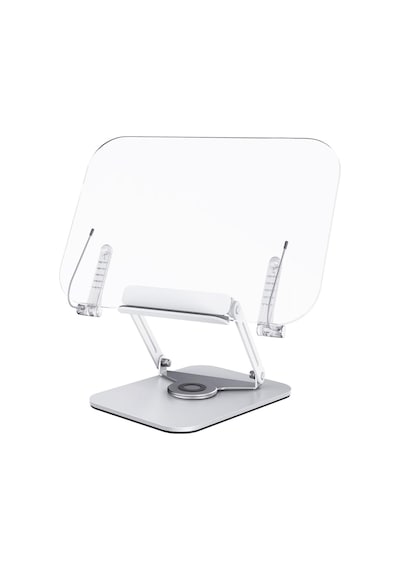 Tablet Ve Kitap Okuma Standı 360 Döner Ayarlanabilir Katlanabilir Masaüstü Tutucu, Ergonomik Tasarım, Sağlam Alüminyum Alaşım, Ev Ve Ofis Kullanımı İçin Evrensel Tablet Desteği R15