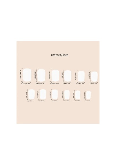 Zelüx - Pembe Leopar - 24 Adet Yapıştırma Tırnak Sanatı Seti Nail Art