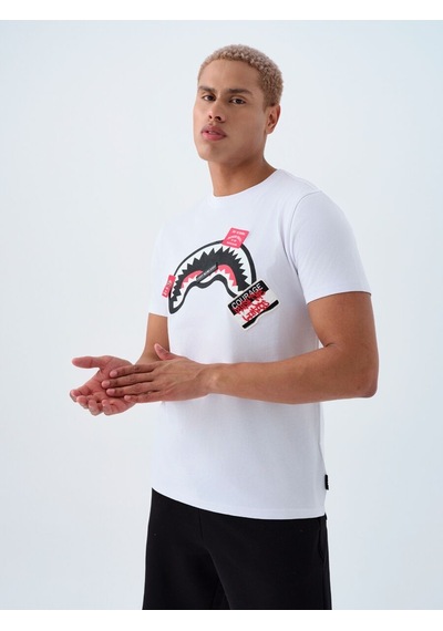 LOFT Regular Fit Erkek Tshirt K.kol Lf2038859 Q1.v1 Beyaz