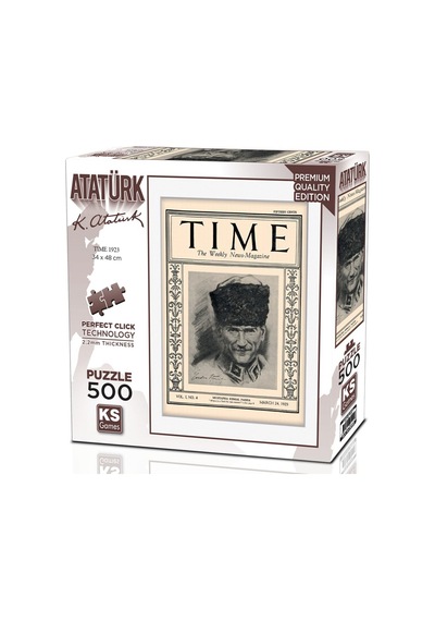 Ks Games Time 1923 500 Parça Puzzle Özel Kanvas Dokulu - 20110