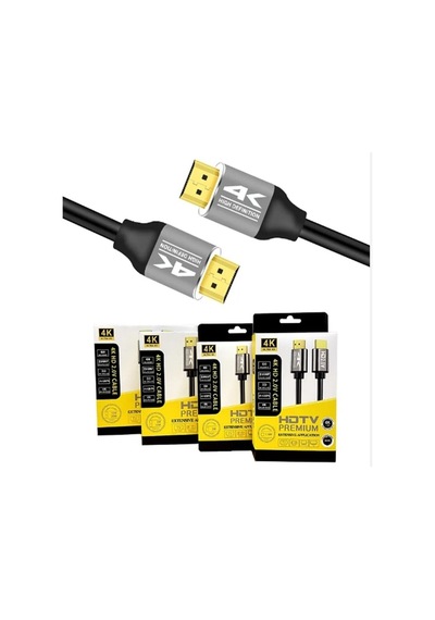 10 Metre Premium 4k Ultra Hd 60hz Hdmı 2.0v Görüntü Ve Ses Kablosu - Altın Kaplama Uçlu, Yüksek Hızlı, 3d Destek