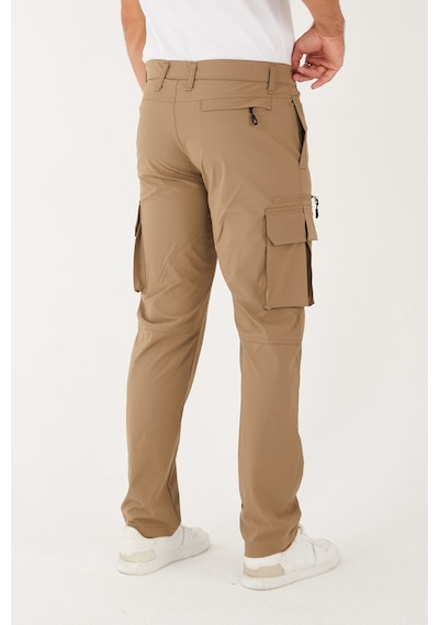 Camp Scoutland Camp528 Outdoor Tactical Su İticili Likralı Yazlık Erkek Taktik Pantolon Bej
