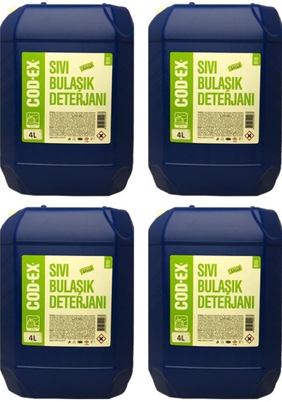 Cod-ex Sıvı Bulaşık Deterjanı Ekstra 4 x 4 L