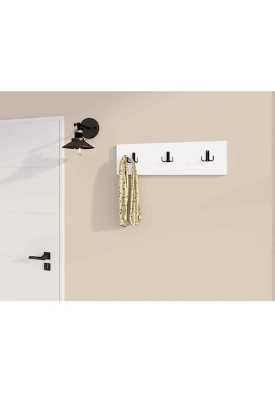 Decormet 3lü Askılık Beyaz Beyaz