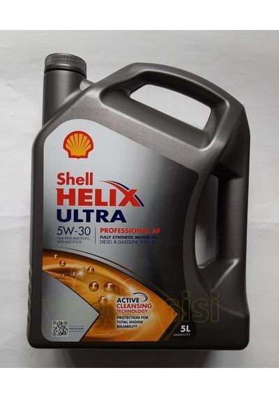 Shell Helix Ultra Pro Af 5W-30 Tam Sentetik  Motor Yağı 5 L