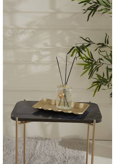 Karaca Home Vendi Dekoraif Tabak Gold 24x15 Cm