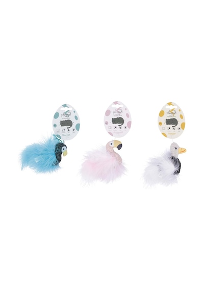 M-pets Plume Ostrich Catnipli Kedi Oyuncağı White