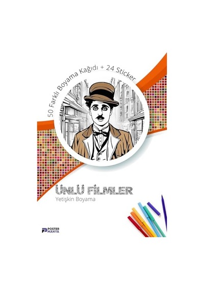 Ünlü Filmler Yetişkinler Için Boyama Kitabı, Imdb 50 Film Mandala Boyama Kitabı, Film Boyama Defteri, Yetişkin Bo Genel
