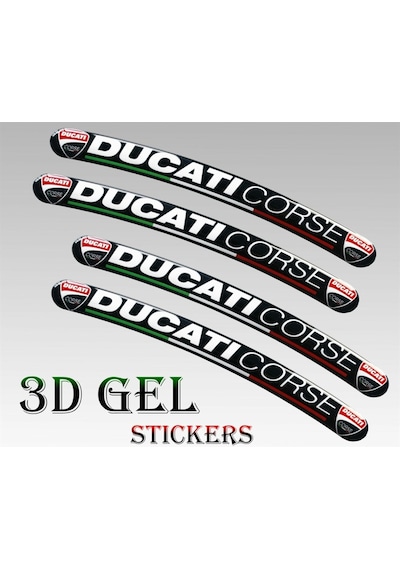Ducatı Özel 3D Jant Şerit 16 Adet