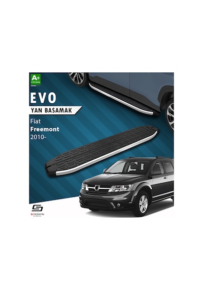 S-dizayn Fiat Freemont Evo Krom Yan Basamak 183 Cm 2010 Üzeri