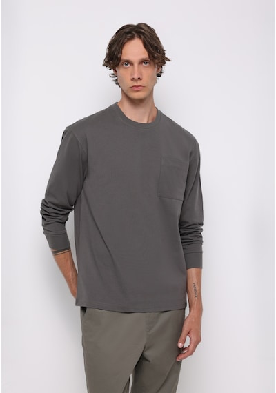 Colin's Colins Comfort Fit Yuvarlak Yaka Düz Erkek Gri Uzun Kol Tişört Cl1076435 Q1.v1 Dgr Koyu Gri Colin's Colins Comfort Fit Yuvarlak Yaka Düz Erkek Gri Uzun Kol Tişört Cl1076435 Q1.v1 Dgr Koyu Gri