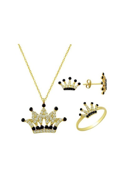 Üçlü Set Kraliçe Tacı 5,03 Gram 14 Ayar Altın