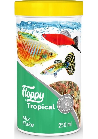 Floppy Tropical Mix Flake Balık Yemi 250 Ml