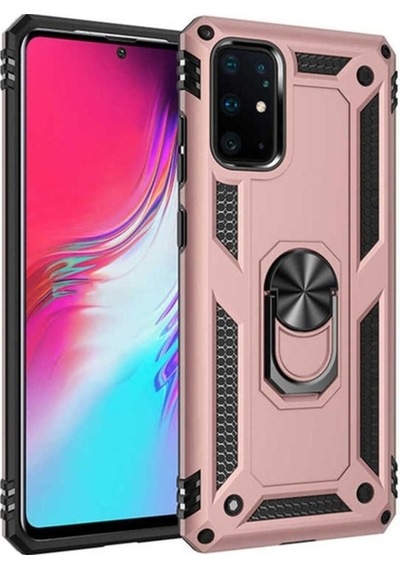 Galaxy S20 Plus Kılıf Zore Vega Kapak Rose Gold
