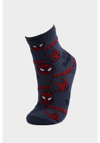 DeFacto Erkek Çocuk Marvel Spiderman 2'li Pamuklu Uzun Çorap E5167A8NSKR1