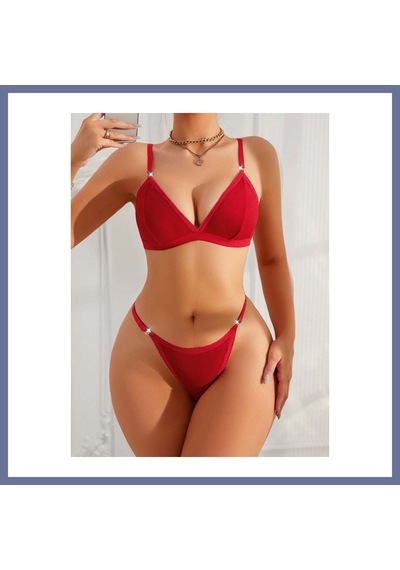 Bezos Kadın Kırmızı Mayo Bikini 5184 Beden: L/xl Renk: Kırmızı Dlra