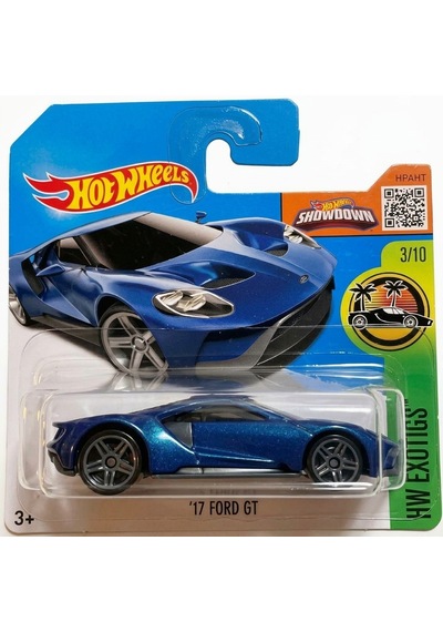 Hot Wheels '17 Ford Gt - Mavi - 2016 - Dhp28 - 1/64
