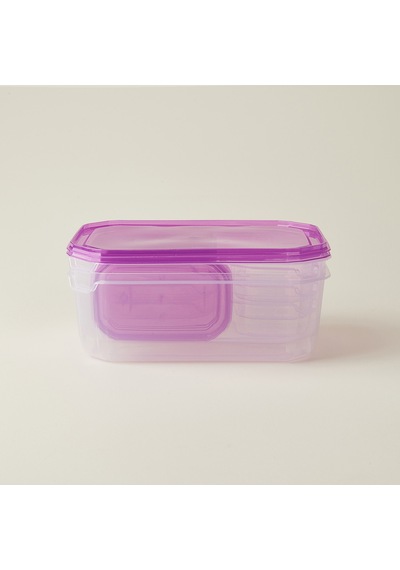Tera 8'li Plastik Mini Saklama Kabı Seti - Asorti Çok Renkli