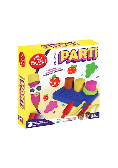 Bu-bu Oyun Hamuru Seti Parti S Bubu-oh0018 Çok Renkli
